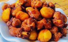 冬季美食——栗子鸡