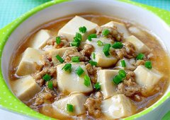 肉末烧豆腐的做法